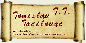 Tomislav Točilovac vizit kartica